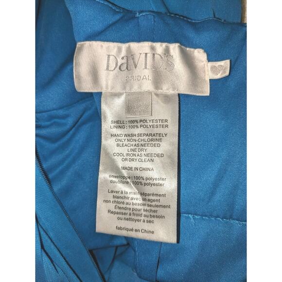 NWT Versa Convertible Blue Maxi 6 Dress Bridesmaid Wedding Prom Formal Feminine - Picture 3 of 16